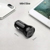 Автомобільний зарядний пристрій UGREEN ED018 Dual USB Car Charger 24W 2.4A Black